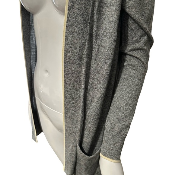 Theory Gray Open-Front Cardigan - Picture 9 of 11